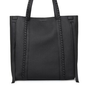 ALLSAINTS RAY PEBBLED LEATHER TOTE BAG